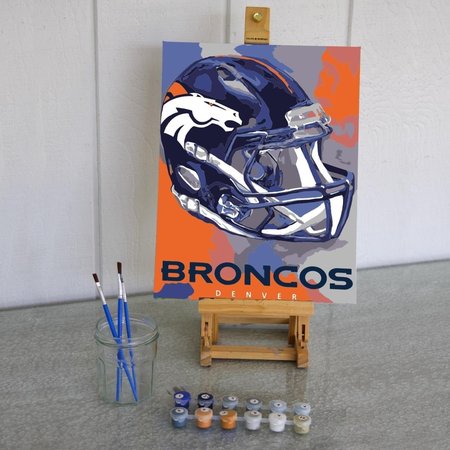 SPORTICULTURE Sporticulture CRPBNDEN NFL Denver Broncos Team Pride Paint Number Kit CRPBNDEN